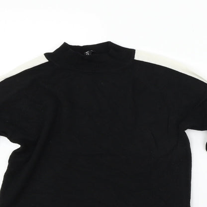 Divided Womens Black   Pullover Jumper Size S