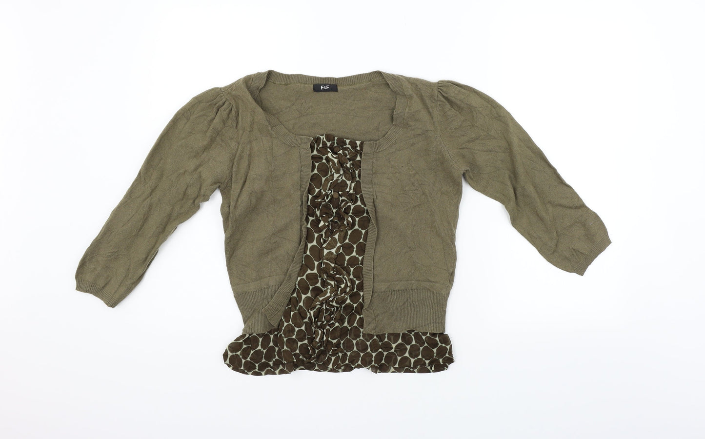 F&F Womens Gold   Pullover Jumper Size 10
