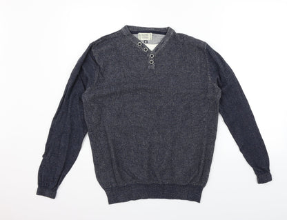 George Mens Grey   Pullover Jumper Size M