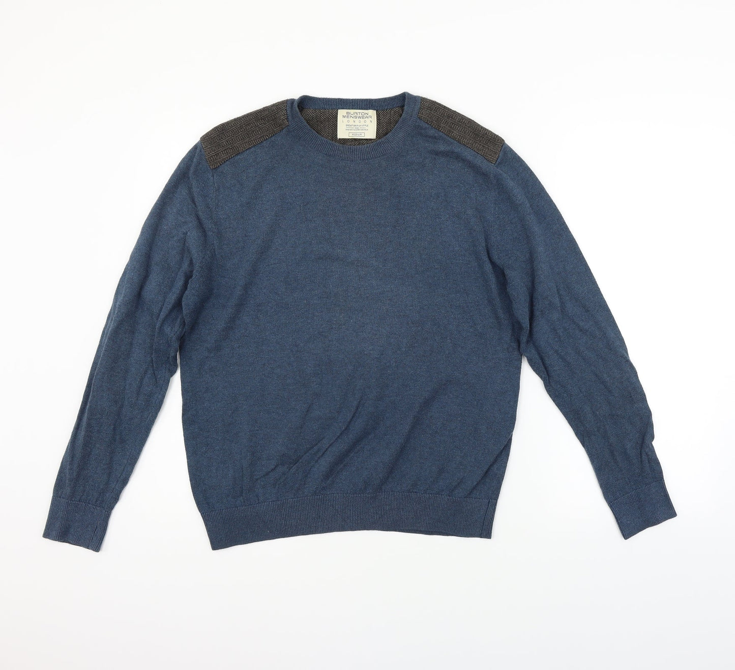 Burton Mens Blue   Pullover Jumper Size M
