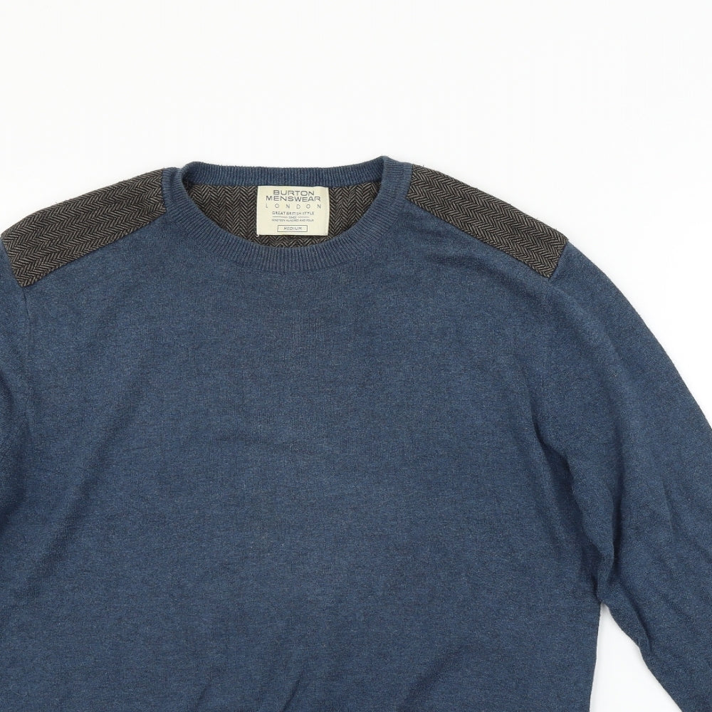 Burton Mens Blue   Pullover Jumper Size M