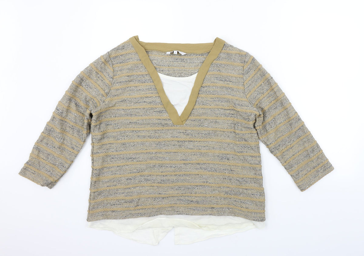 Next Womens Beige   Pullover Jumper Size 16