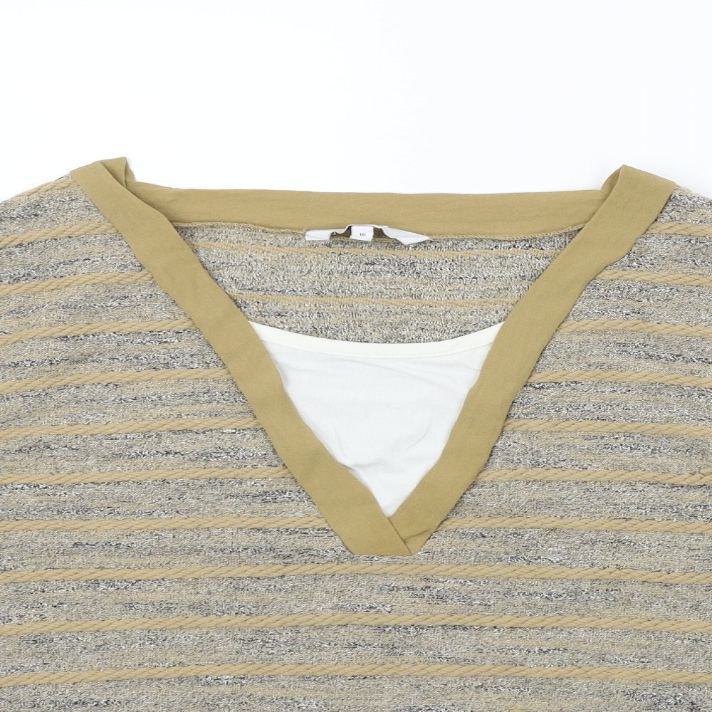 Next Womens Beige   Pullover Jumper Size 16