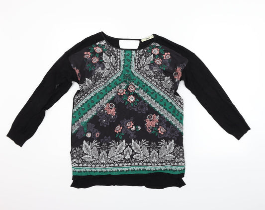Oasis Womens Green   Pullover Jumper Size XS