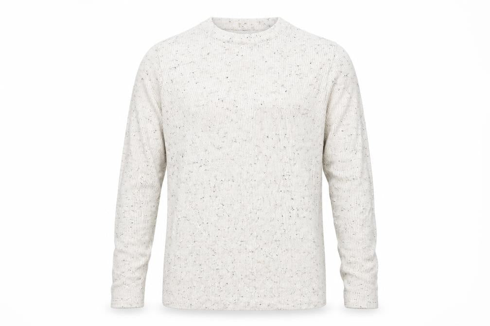Mens UK Size L Boohoo Beige Pullover Jumper