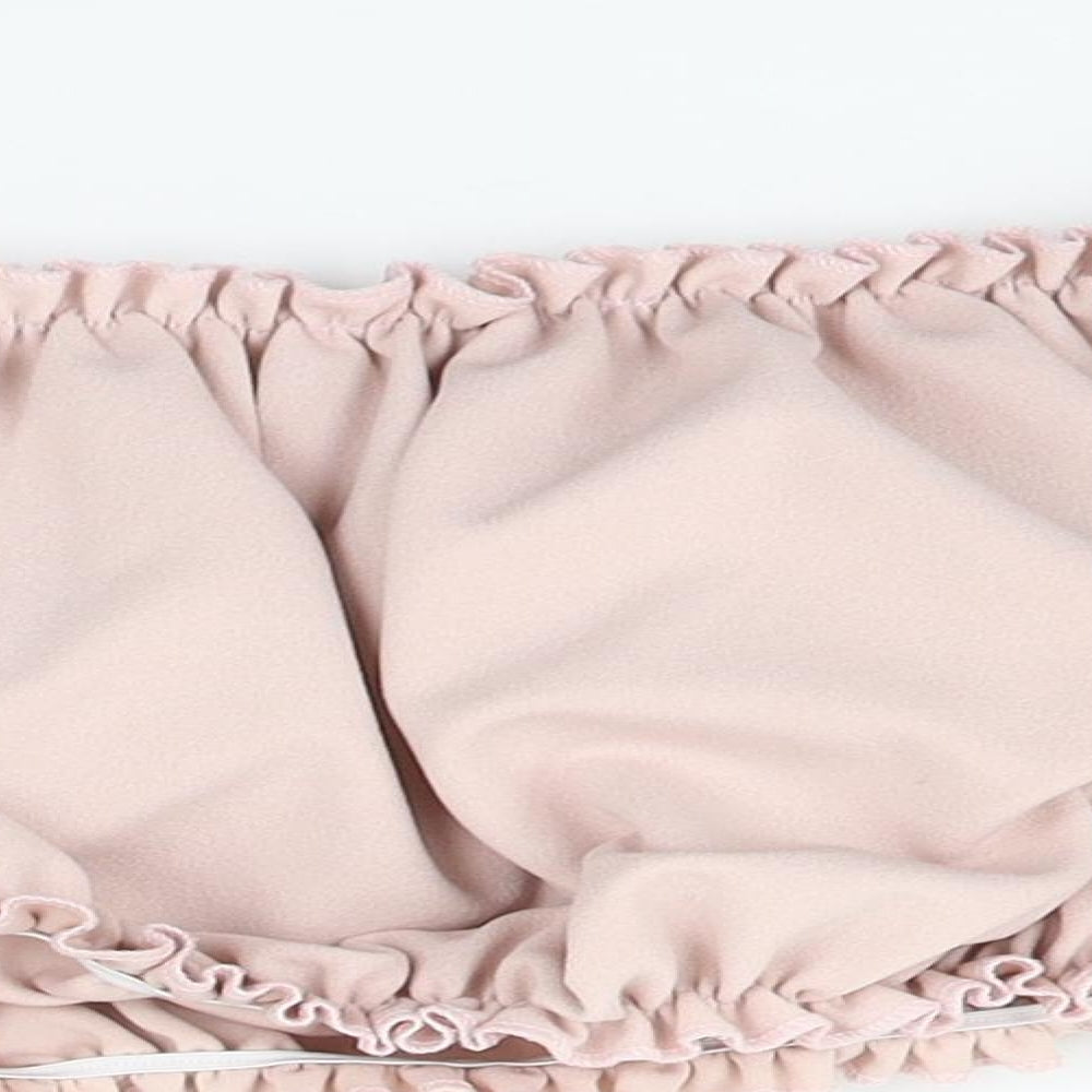 Womens UK Size 6 New Look Pink Basic Blouse
