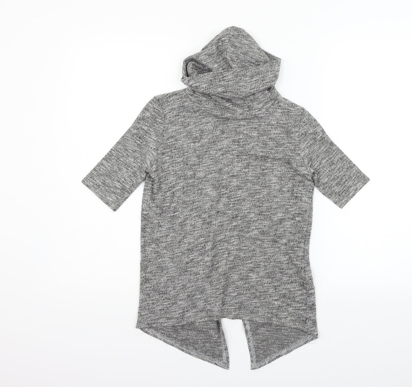 Miss Selfridge Womens Grey   Henley Jumper Size 4