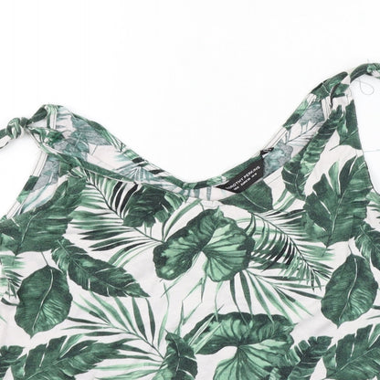 Womens UK Size 10 Dorothy Perkins Green Basic Blouse