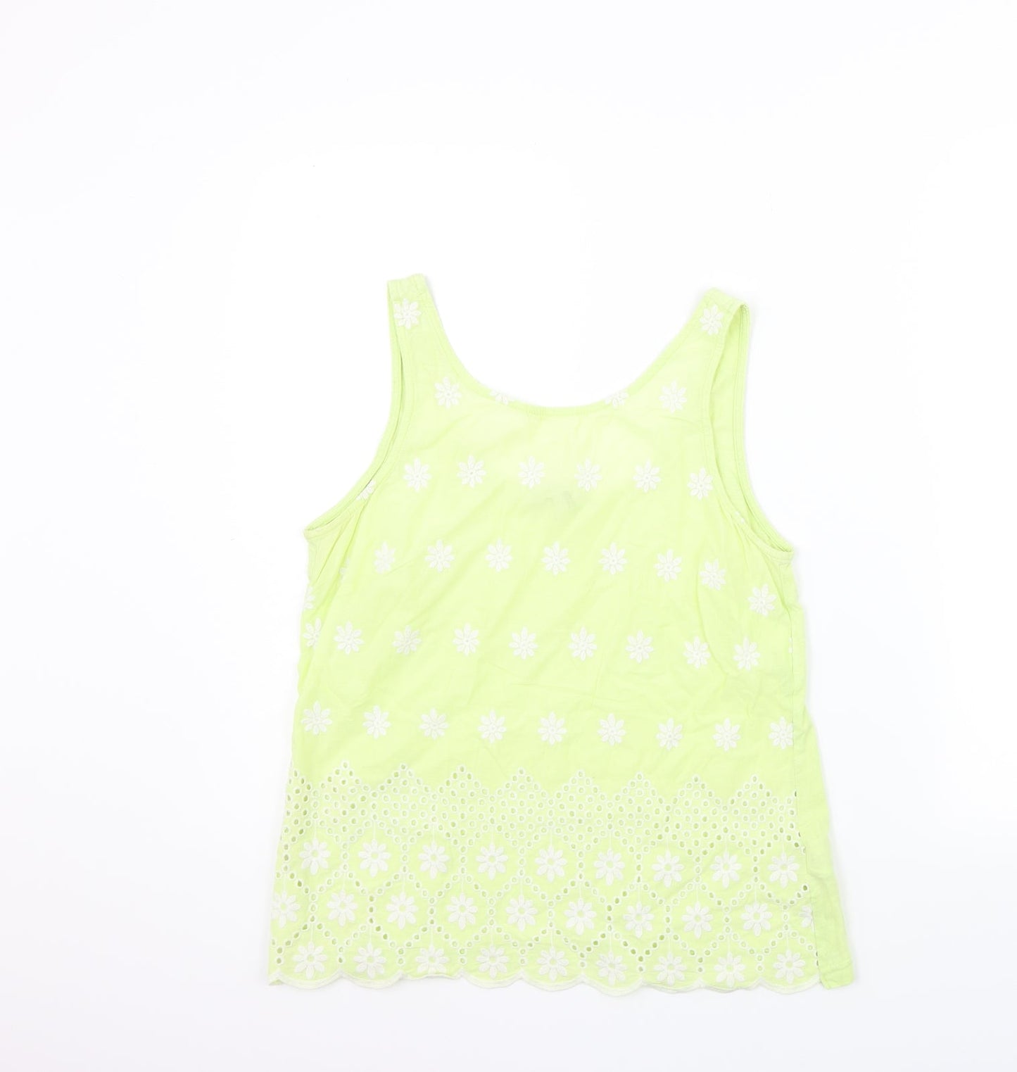 Womens UK Size 10 NEXT Yellow Basic Blouse