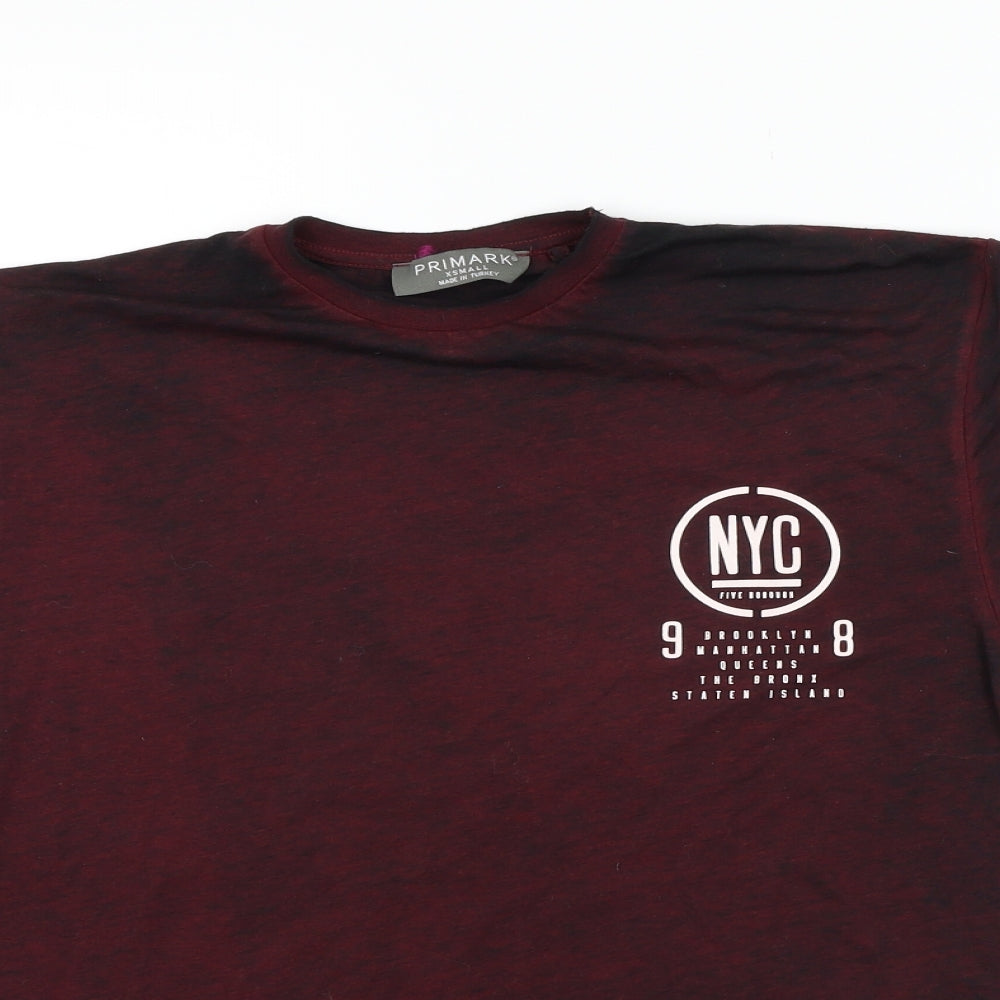 Primark Womens Purple   Basic T-Shirt Size XS