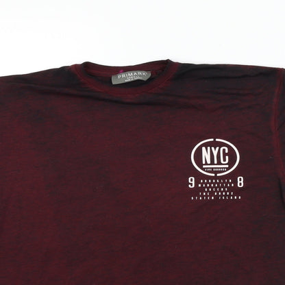 Primark Womens Purple   Basic T-Shirt Size XS