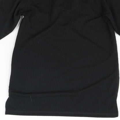 tresspass Girls Black   Pullover Jumper Size 9-10 Years