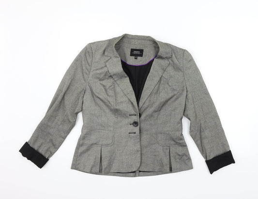 Papaya Womens Grey   Jacket Blazer Size 12
