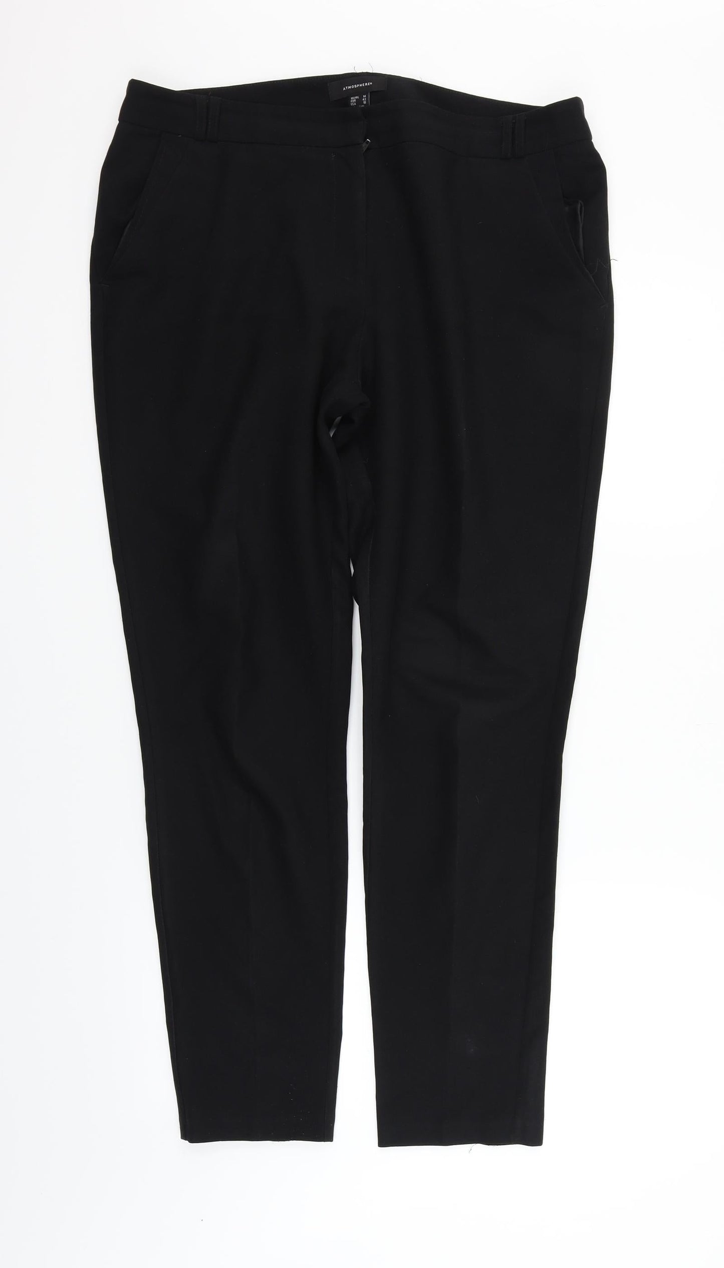 Womens UK Size 14 Atmosphere Regular Fit  Black Trousers