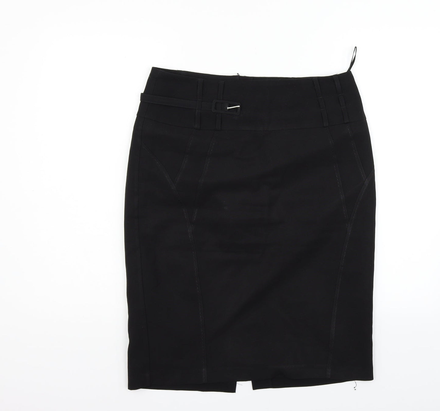 Atmosphere Womens Black   Flare Skirt Size 14  - BELTED