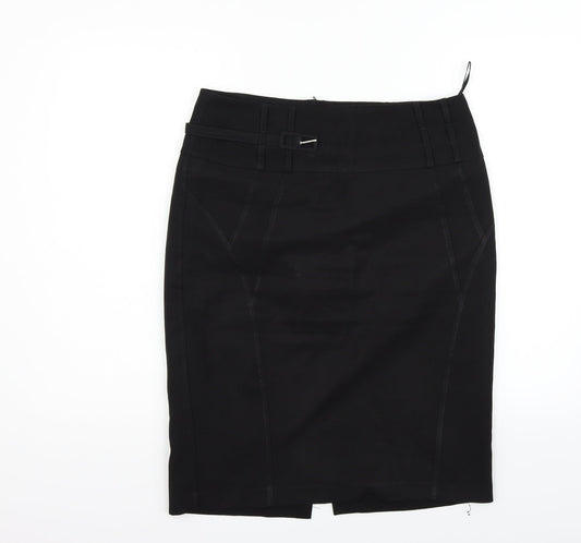 Atmosphere Womens Black   Flare Skirt Size 14  - BELTED