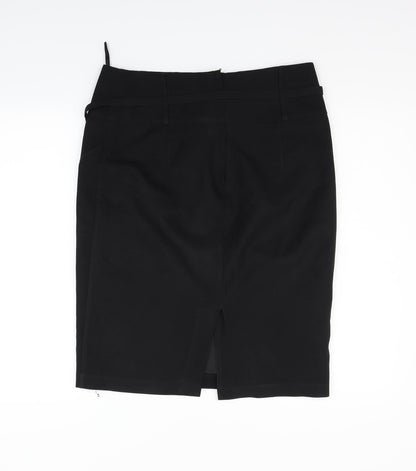 Atmosphere Womens Black   Flare Skirt Size 14  - BELTED