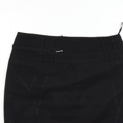 Atmosphere Womens Black   Flare Skirt Size 14  - BELTED