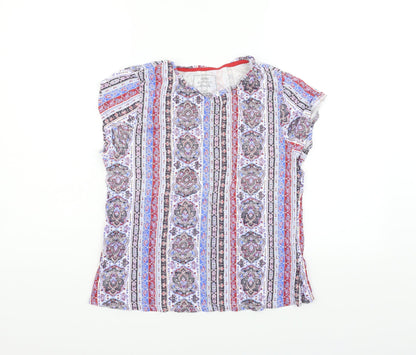 Womens UK Size 10 PEP&CO Blue Basic Blouse