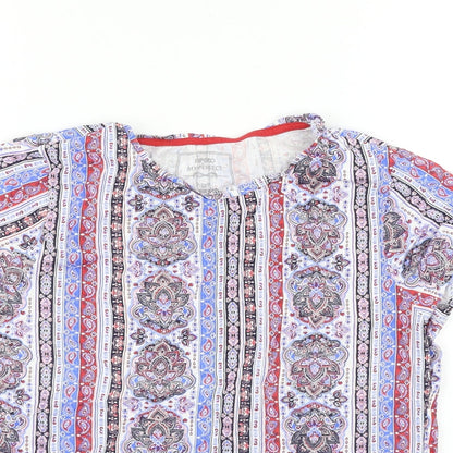 Womens UK Size 10 PEP&CO Blue Basic Blouse