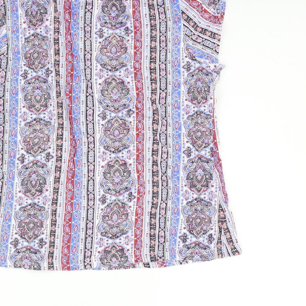 Womens UK Size 10 PEP&CO Blue Basic Blouse