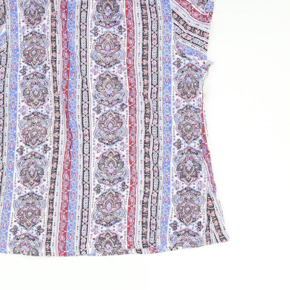 Womens UK Size 10 PEP&CO Blue Basic Blouse
