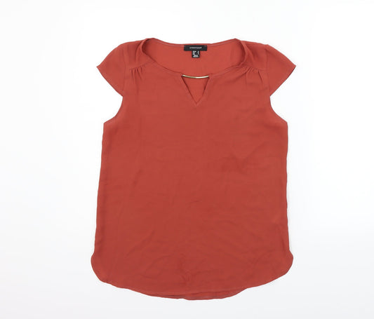 Atmosphere Womens Red   Basic Blouse Size 10