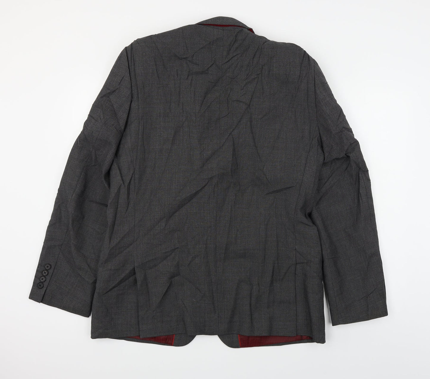 Mens UK Size 34 Preworn Regular Grey Suit Jacket