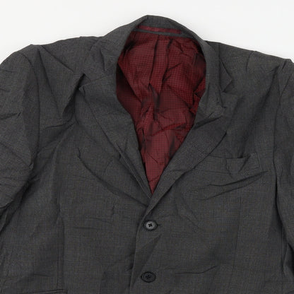 Mens UK Size 34 Preworn Regular Grey Suit Jacket