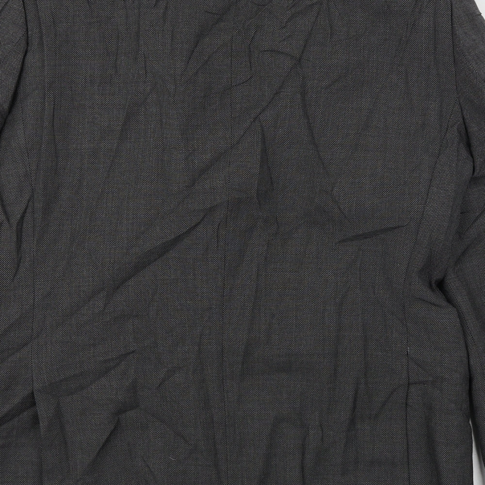 Mens UK Size 34 Preworn Regular Grey Suit Jacket
