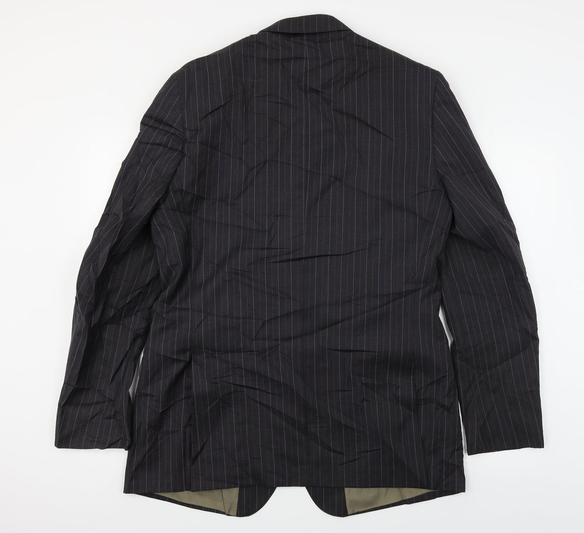 tom england Mens Black Striped  Jacket Blazer Size 42