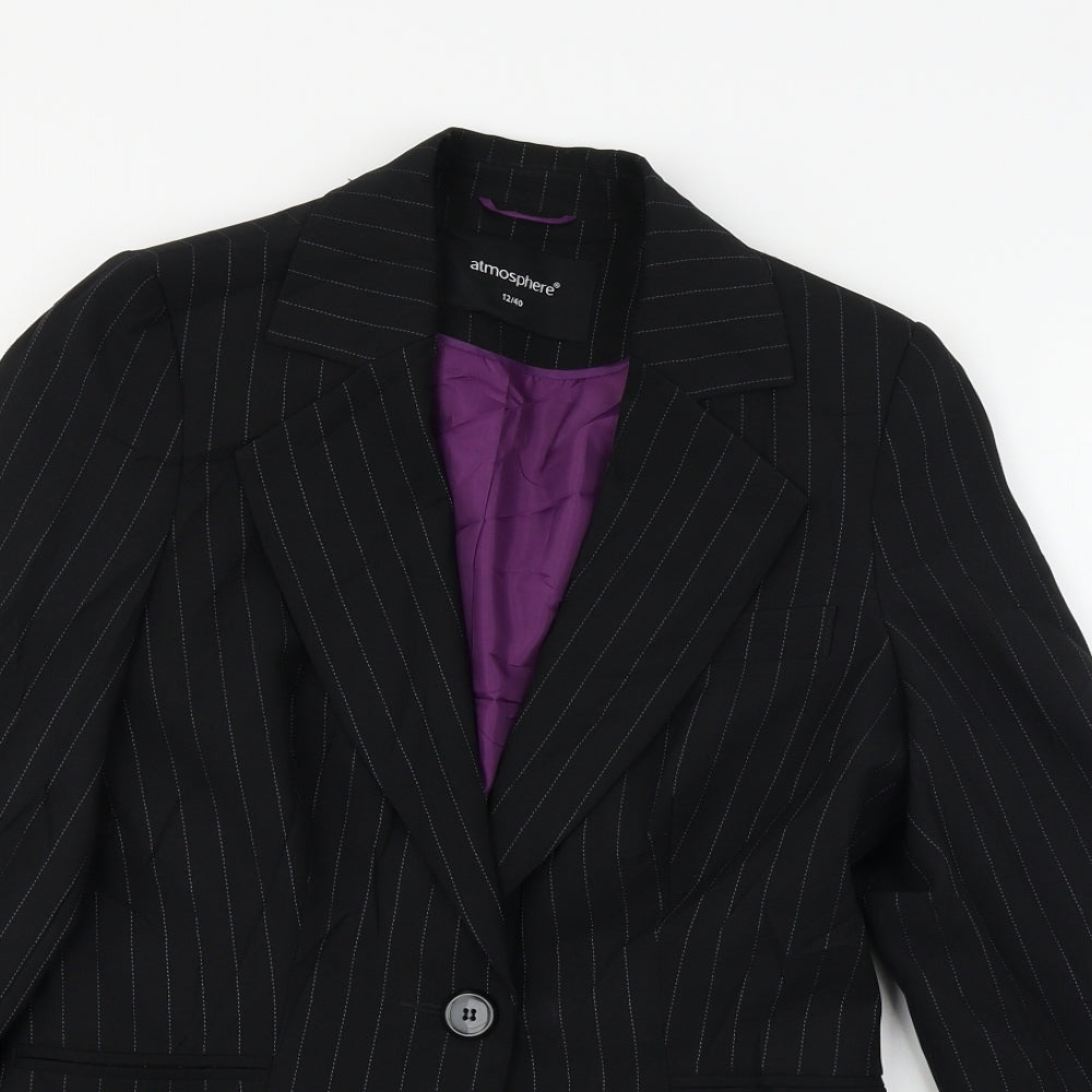 Atmosphere  Womens Black   Jacket Sport Coat Size 12