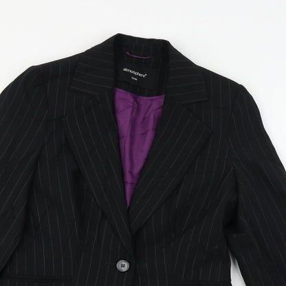 Atmosphere  Womens Black   Jacket Sport Coat Size 12
