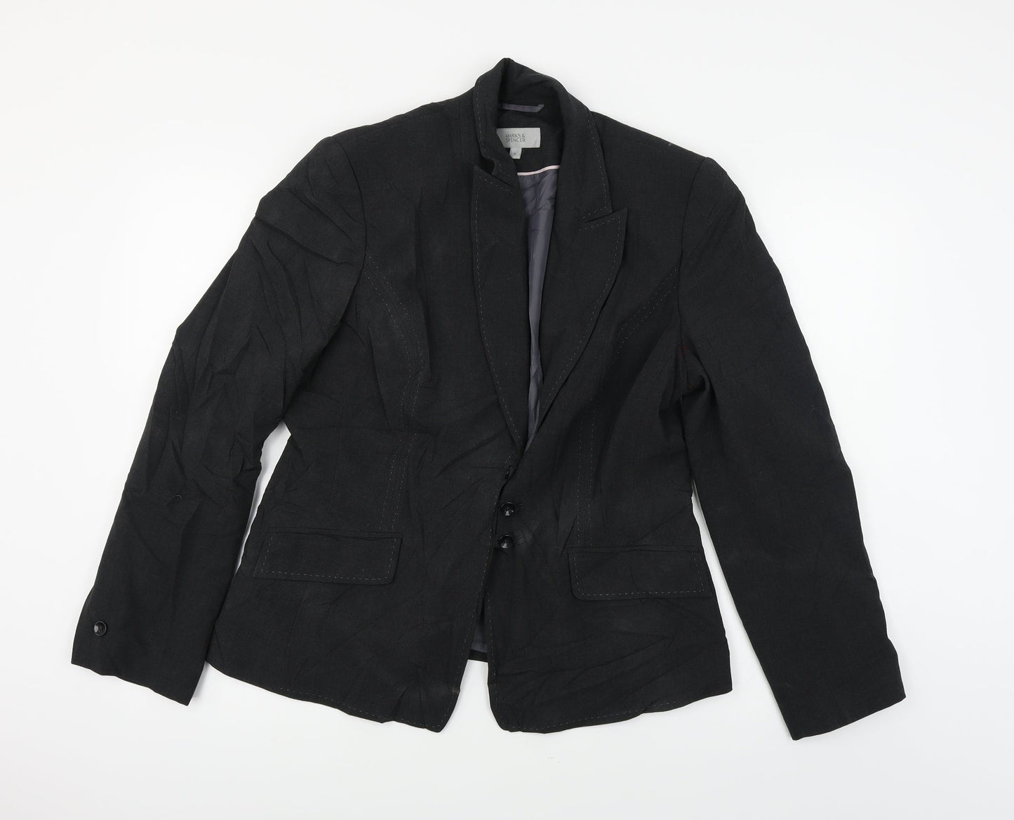 Marks and Spencer  Womens Grey   Jacket Blazer Size 16