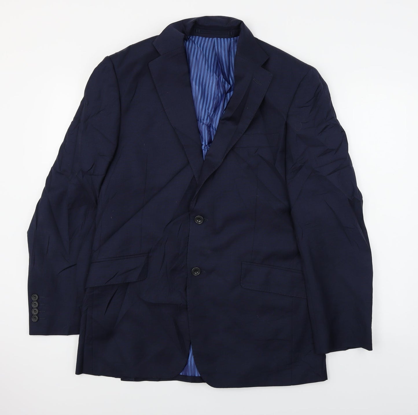 Mens UK Size M Marks and Spencer Regular Blue Suit Jacket