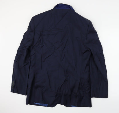 Mens UK Size M Marks and Spencer Regular Blue Suit Jacket