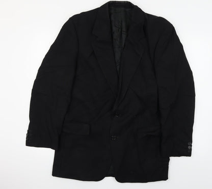 Mens UK Size L Preworn Regular Black Suit Jacket