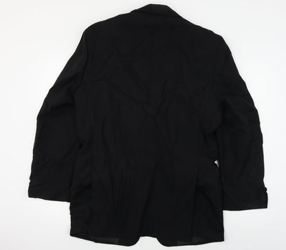 Mens UK Size L Preworn Regular Black Suit Jacket