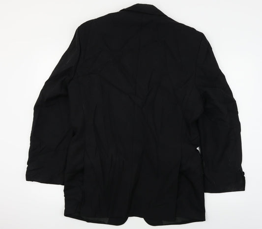 Mens UK Size L Preworn Regular Black Suit Jacket