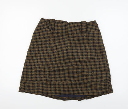 F&F  Womens Brown   A-Line Skirt Size 10