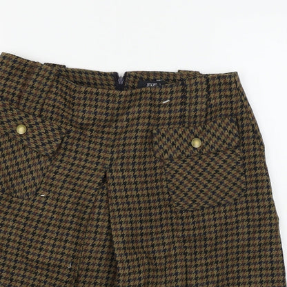 F&F  Womens Brown   A-Line Skirt Size 10
