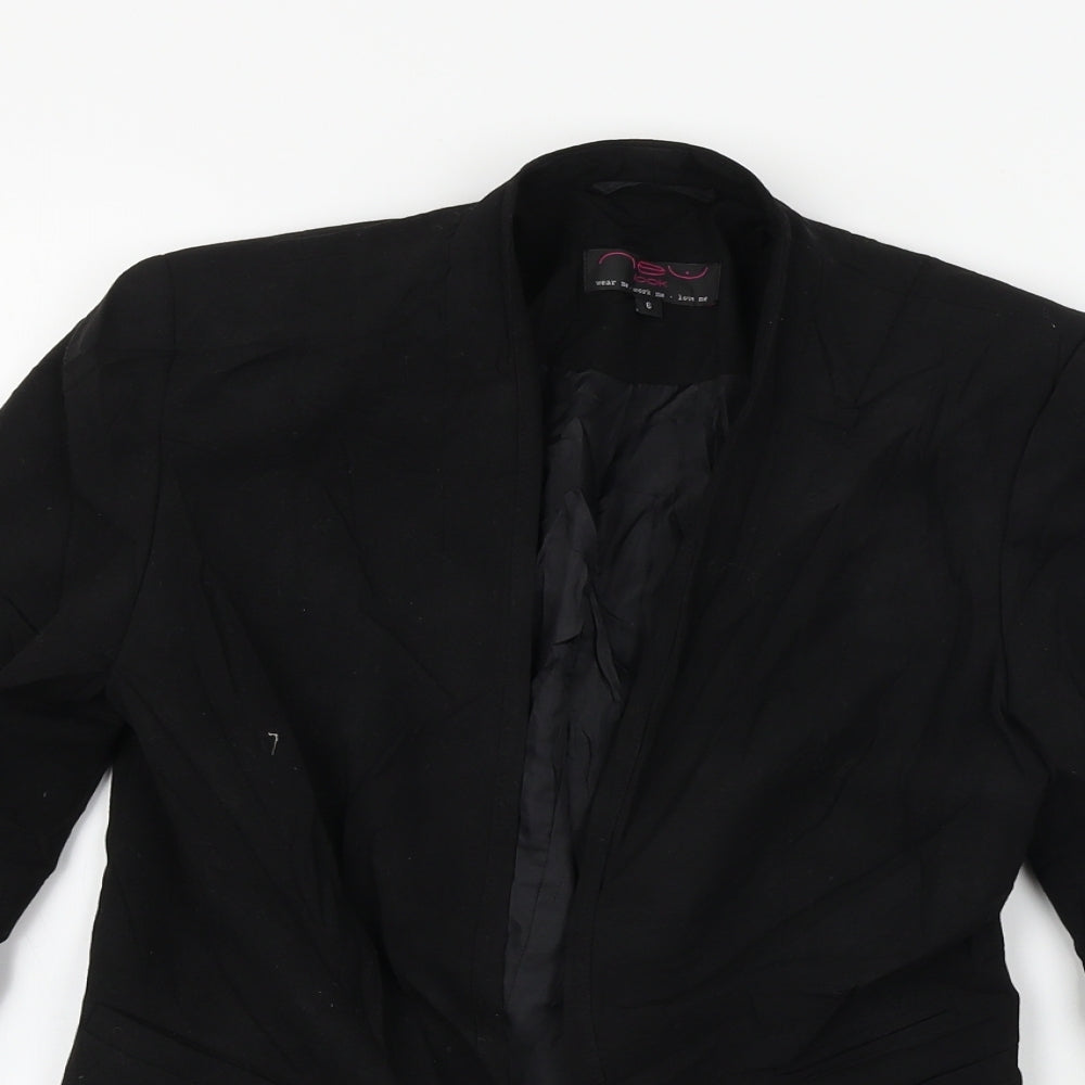 New Look  Womens Black   Jacket Blazer Size 6