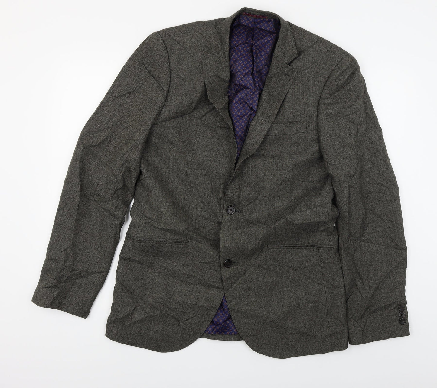 Mens UK Size 36 NEXT Regular Brown Suit Jacket