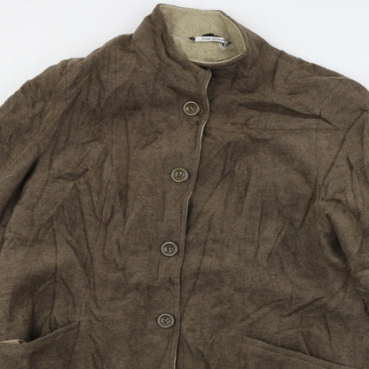 Womens UK Size 16 BHS Brown Jacket