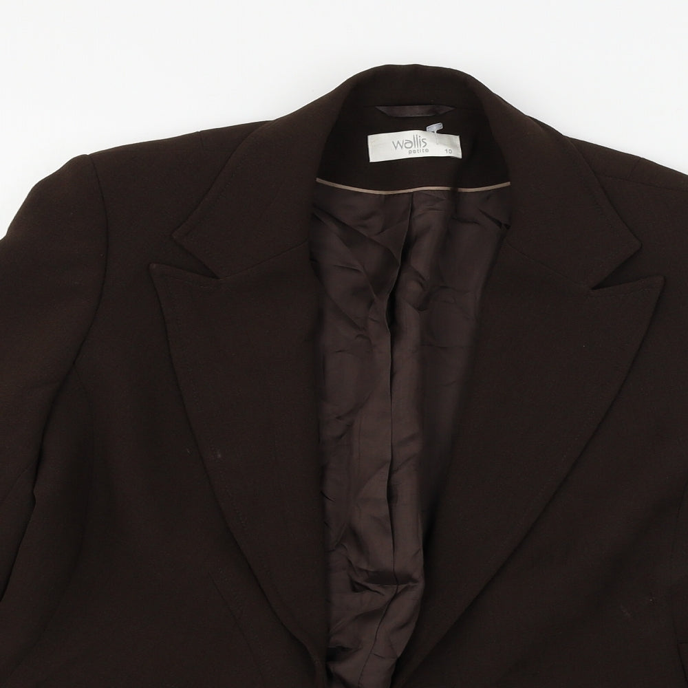 Womens UK Size 12 Wallis Brown Jacket