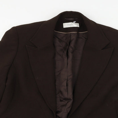 Womens UK Size 12 Wallis Brown Jacket