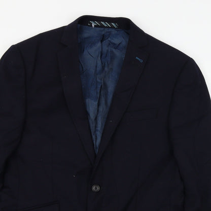 Mens UK Size 38 Marks and Spencer Regular Blue Suit Jacket