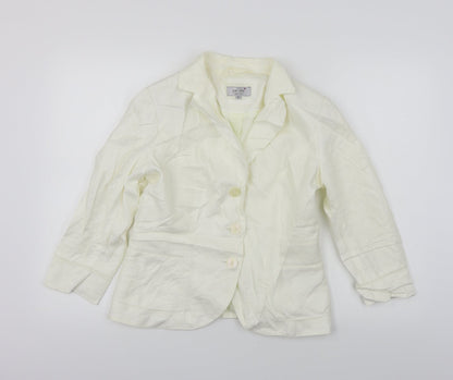 Per Una Womens White   Jacket Blazer Size 10