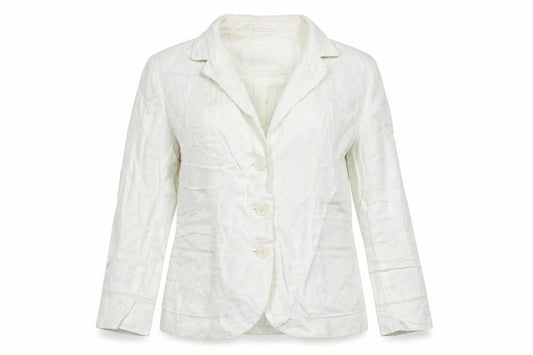 Womens UK Size 10 Per Una Regular White Blazer