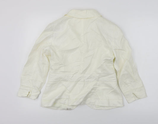 Per Una Womens White   Jacket Blazer Size 10